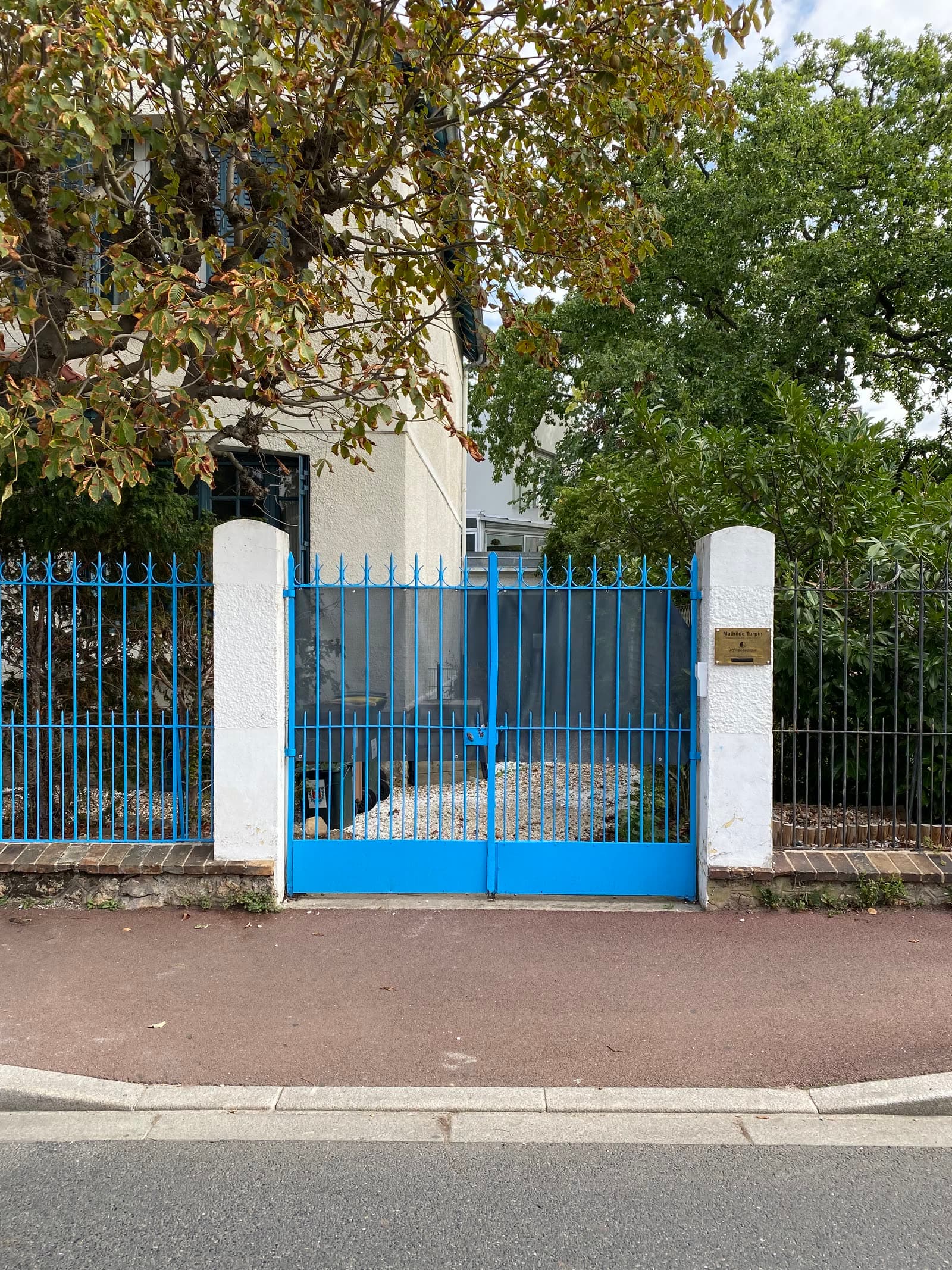 Entrée du cabinet d'orthophonie au Vésinet